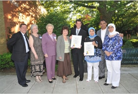 Award ceremony group photo